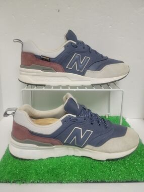 New Balance 997H Shoes Mens 12 Vintage Indigo Washed Burgundy Cordura CM997HWK